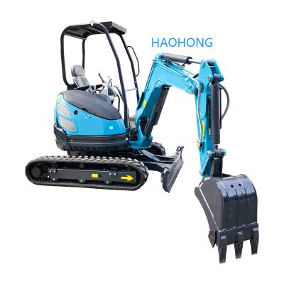 China Hotels hydraulic excavators 2.5 ton mini diesel excavator excabadora price for sale