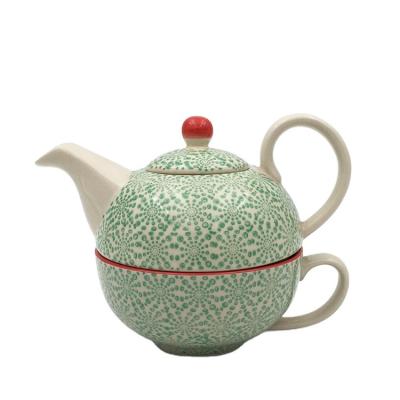 China Ceramic Teapot and Cup of Viable Afternoon Tea Set in One for sale