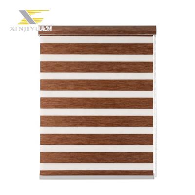 China Different Types Contemporary Manual Slat Customized Roller Zebra Blinds European Customized for sale