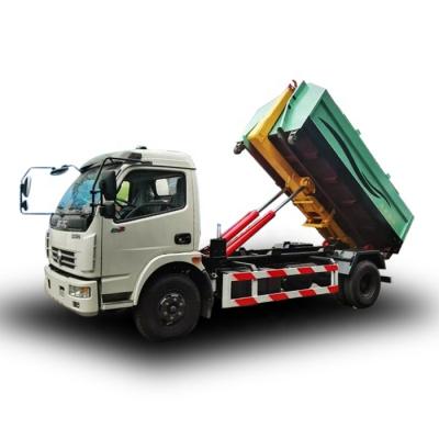 China DFAC factory 6 ton hook arm garbage trucks in Germany Arm Garbage Truck for sale