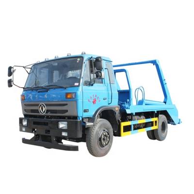 China Factory Hot Sale Cheap RHD 4*2 8CBM Capacity Swing Arm Container Garbage Truck for sale