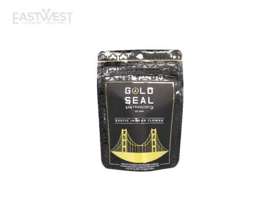 China Laminated Poly Stand Up Pouches Anti Leaking With Window Hang Hole / Child Resistant Bags Available for sale