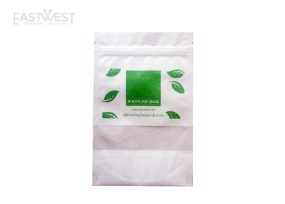 China Elegant Rice Starch Stand Up Resealable Pouch , Zipper Paper Pouch Multi Colors for sale