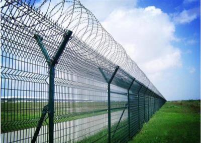 Chine le PVC de la barrière BTO22 de sécurité dans les aéroports de courrier de 50x100mm Y a enduit du barbelé de rasoir à vendre