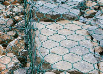 Chine haut Gabion matelas enduit par PVC vert de 0.3m pour la protection de chaussée à vendre