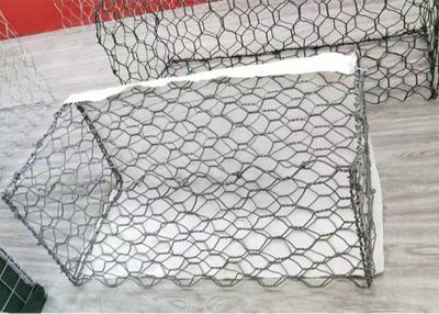 Cina Controlli delle inondazioni gabbione Mesh Basket Galfan Coated Metals del foro di 8 x di 6 cm in vendita