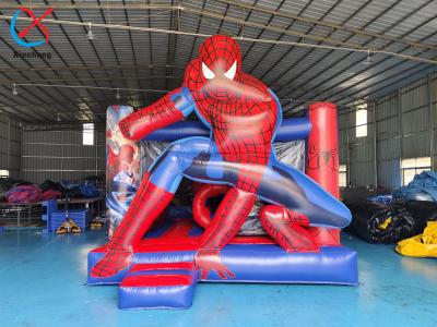 China Commercial Grade Spiderman tema inflável casa salto castelo casa de saltos à venda