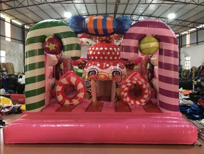 China Digitas que imprimem a casa inflável do salto dos doces para o festival do Natal inflável à venda