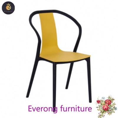 China Modern Modern Dining Room Restaurant Cafe Stackable Plastic Dining Chair for sale