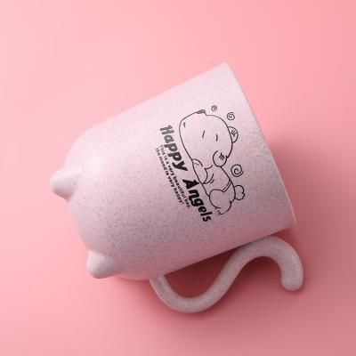 China BPA Free Wheat Biodegradable Casual Straw Tumblers Drinking Cup Eco-Friendly for sale