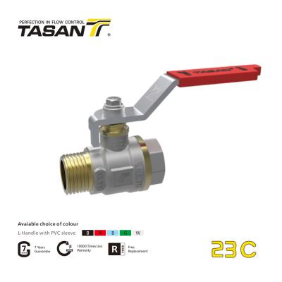 Chine Vanne DN32~50mm à passage intégral en laiton de connexion femelle X mâle pour les oléoducs 23C à vendre