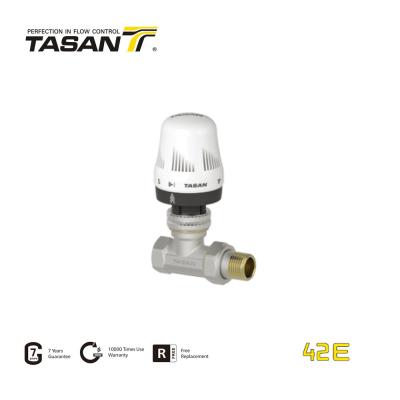 Chine Vannes de radiateur thermostatiques industrielles en laiton brossé de 3/8 po 42E à vendre