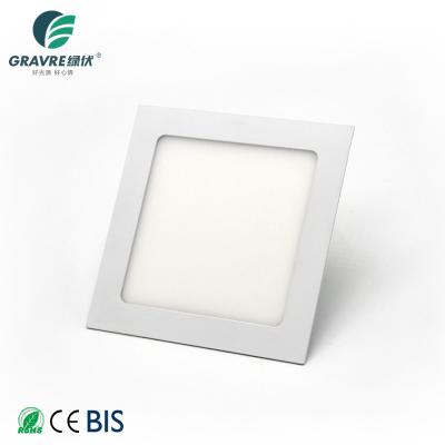 China 225X225 AC85-265V 4000K 5700K 6500K 18W Modern Ultra Slim Aluminum LED Panel Light for sale