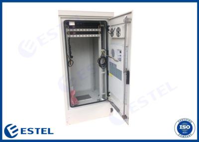 Chine Cabinets extérieurs de télécom du rail IP65 de 19 pouces avec le climatiseur et les fans à vendre