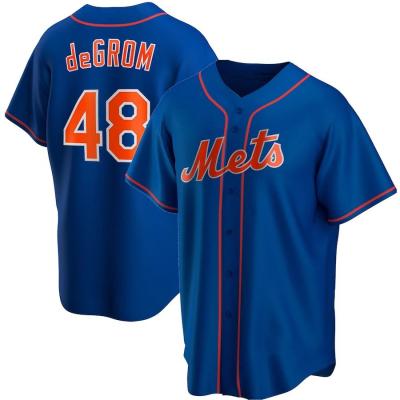 China Factory Price Antibacterial High Quality Men Boys Blue Baseball Uniform Cheap Youth Baseball Uniforms T/Shirt for sale