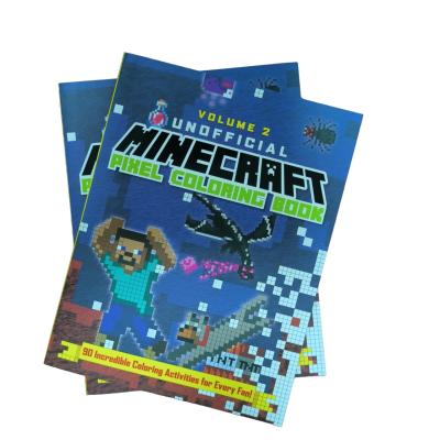 Китай Красочная книга с мягким покрытием для детей Pixel Art с непокрытой бумагой без древесины продается