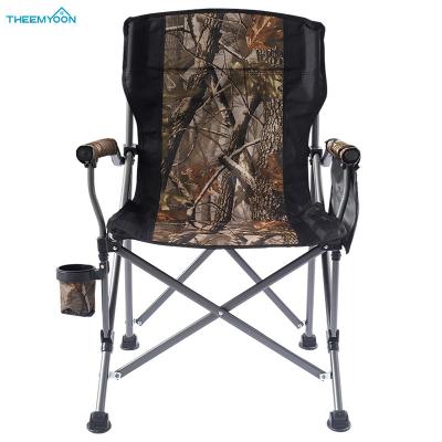 China Outdoor Easy-carry Folding Fishing Beach Chair Extra Large Armrest Portable Picnic Camping Chair for sale