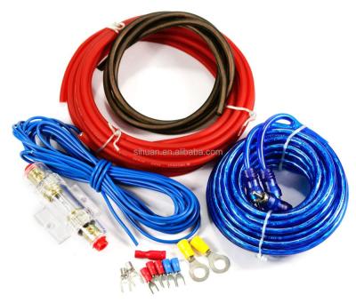 China Car Audio Amplifier Wiring Kit with Non-Shielded Shielding and Optional Outer Diameter for sale