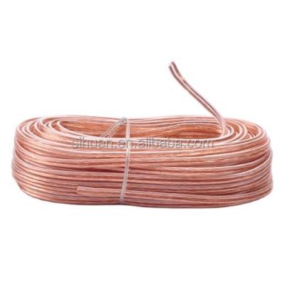 China solid 16 Gauge Copper Wire Flat Speaker Cable For Home Audio Speaker Amplifier for sale