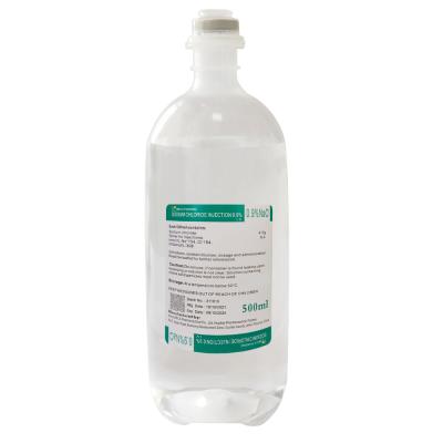 China 0,9% inyecciones 50ml líquido limpio descolorido 100ml 250ml 500ml del cloruro sódico en venta