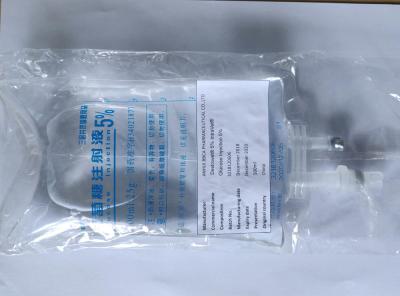 China Inyecciones de glucosa, botella de plástico Bolsa blanda 5%10% para el dolor Líquido claro incoloro o incoloro en venta