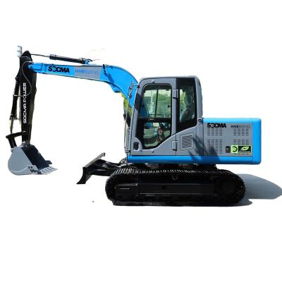 China Building Material Shops Backhoe Earth Electric Excavator Lithium Battery Mobile Crawler Machine 8ton 13.5ton 15ton 25ton Excavator for sale