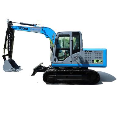 China Building Material Shop 8 Ton Electric Crawler 24V Excavator Earth Lithium Battery Moving Machine Zero Emission Excavator for sale