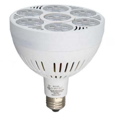China Commercial spot display led bulbs par 38 e27 90-265v 277v 50w 55w 4000k 6500k 7000k 8000k 10000k par38 led lights for sale