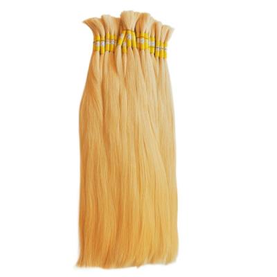 China Pago inicial de primera calidad Vietnamita de cabello crudo a granel 9c Virgen Blonde Color Extensiones en venta