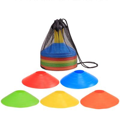 China Sports Workout Customized PE Sports Football Training Agility Marker Disc Soccer Cones for sale