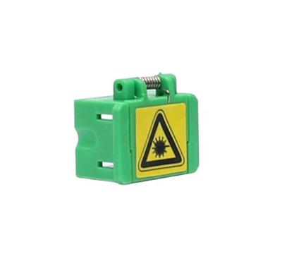 China FTTH/FTTx Manufacturing Metal Sx Dx Shutter Plastic Auto Fiber Optic Sc Shutter Adapter for sale