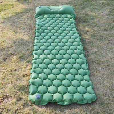 China Professional Manufacturer Portable Optional Self Built In Nylon Silk Mat With Pump Sack Camping Pump 40D Inflator 8 Tpu for sale