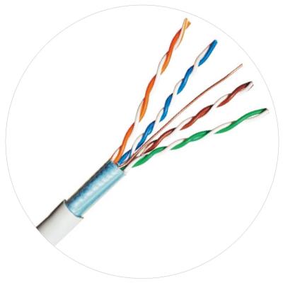 China 100MHz FTP UTP Network Patch Cords 4pr 24awg Cat5e LDPE LSZH LSOH Jacket for sale