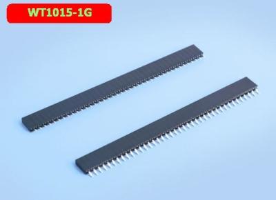 Κίνα WT1015-1G 2.54MM μονή σειρά ξαπλωμένη πάνω μητέρα οριζόντια θηλυκή επικεφαλίδα εργοστάσιο απευθείας προς πώληση