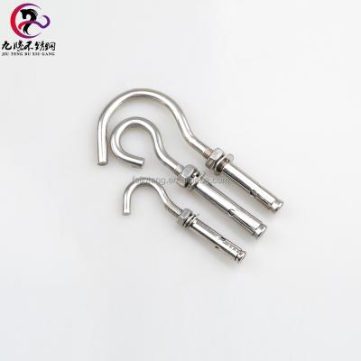 China Strong Open 304 Stainless Steel Cup Ceiling Hook Expands for sale