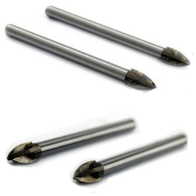 China 4Cutter DRILLING Spear GLASS Tile&Glass Drill Bit for sale