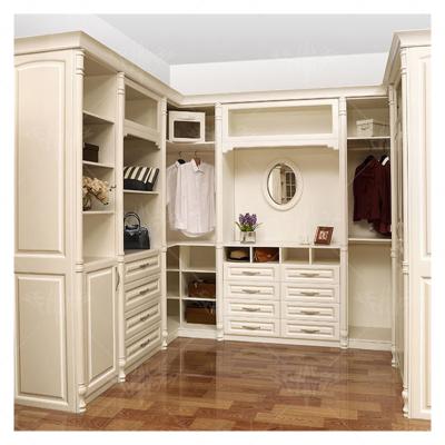 China Adjustable (height) Customized Size Wardrobes Cabinet Melamine Finished Plywood Modern Wardrobe Bedroom Furniture for sale