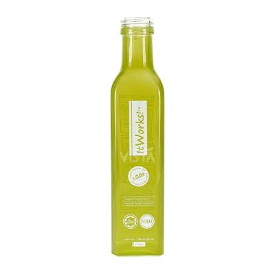 China 250ml Food Color Square Marasca Good Quality Olive Oil Bottle Coating Coconat Glass Empty Spray Bottle With Screw Cap for sale