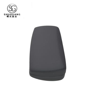 China Gift Hot Selling PU Sun Glass Case Black Handmade Leather Sunglasses Packaging Box for sale