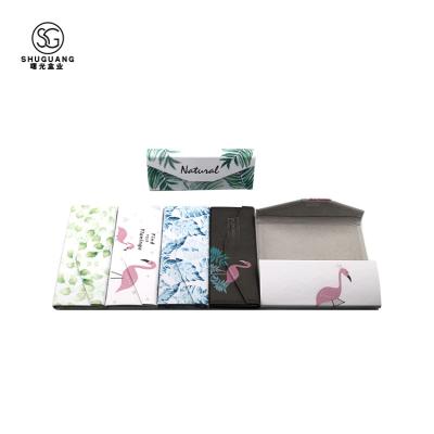 China Fashionable .eco-friendly printing folded hard cardboard sunglasses box for sunglasses packaging 2019 for sale