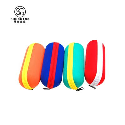 China Fashional Glasses Case Wholesale Outdoor Sports EVA Packaging Box Zipper Glasses Case for sale