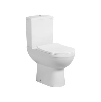 China European Sanitary Ware P-Trap Washdown Double-Flow Design Cheap Two-Piece Toilet for sale