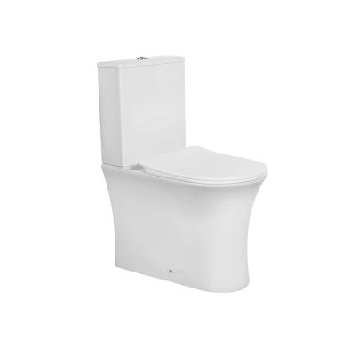 China Double-flush European CE Bsathroom Sets Economical Two Piece Ceramic Sanitaryware Toilet For Adult for sale