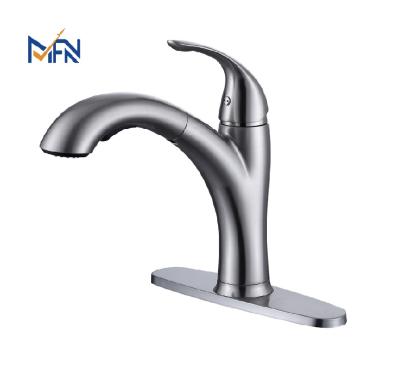 China Pull Out Spray Modern Certification Environmental Kitchen Low Lead Water Faucet Pull Out Sprayer Mixer Sink Faucets for sale