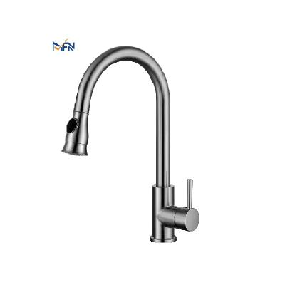 China Pull Out NEW Design NSF Spray Faucet Hot Cold Luxurious Commercial Pull Out Sink Kitchen Faucet With Pull Out Spout for sale