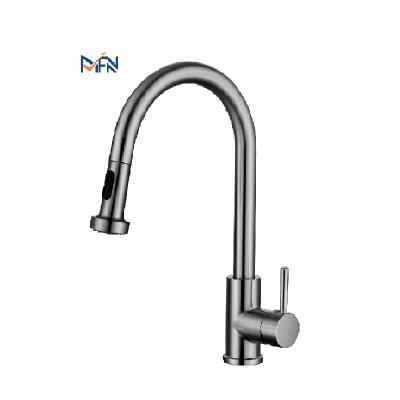 China Pull Out NEW Design NSF Spray Faucet Hot Cold Luxurious Commercial Pull Out Sink Kitchen Faucet With Pull Out Spout for sale