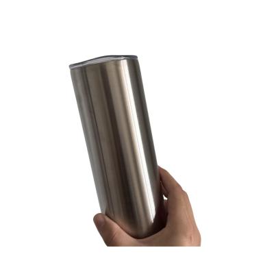 China Sustainable 15oz 20oz 30oz straight absolutely slim Insulated tumbler Unbreakable water mug Reusable Travel Cup For Heat Press Printing for sale
