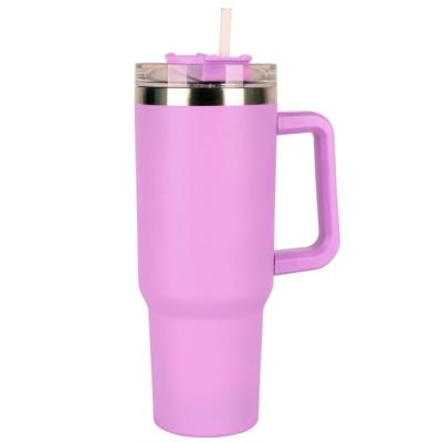 China Sustainable 40oz BPA free doubled walled stainless steel travel mug water bottle multiple colors powder coated vacuum insulated tumbler for sale
