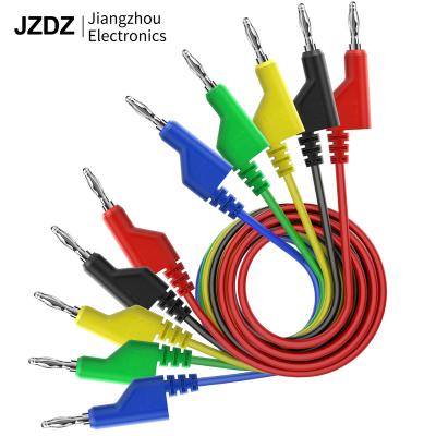 China JZDZ J.70054 1M 4mm Banana Lead Banana Plug Test Cable For Multimeter 5 Colors J.70054 for sale