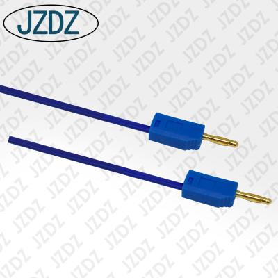China JZDZ copper J.70001 2MM gold-plated can be stacked banana plug to the wire banana plug test for sale